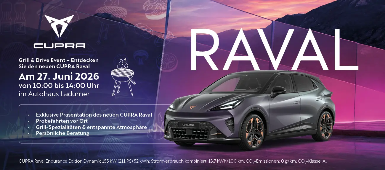 Cupra Raval Grill & Drive